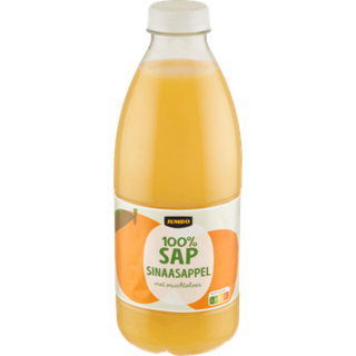 Jumbo 100% Sap Sinaasappel met Vruchtvlees 1 L