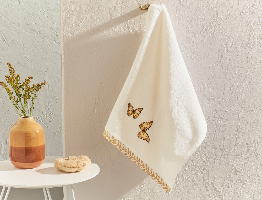 Serviette de bain-De fleur en fleur