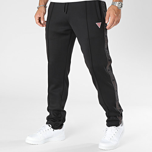Pantalon Jogging A Bandes Z3BB05 Noir