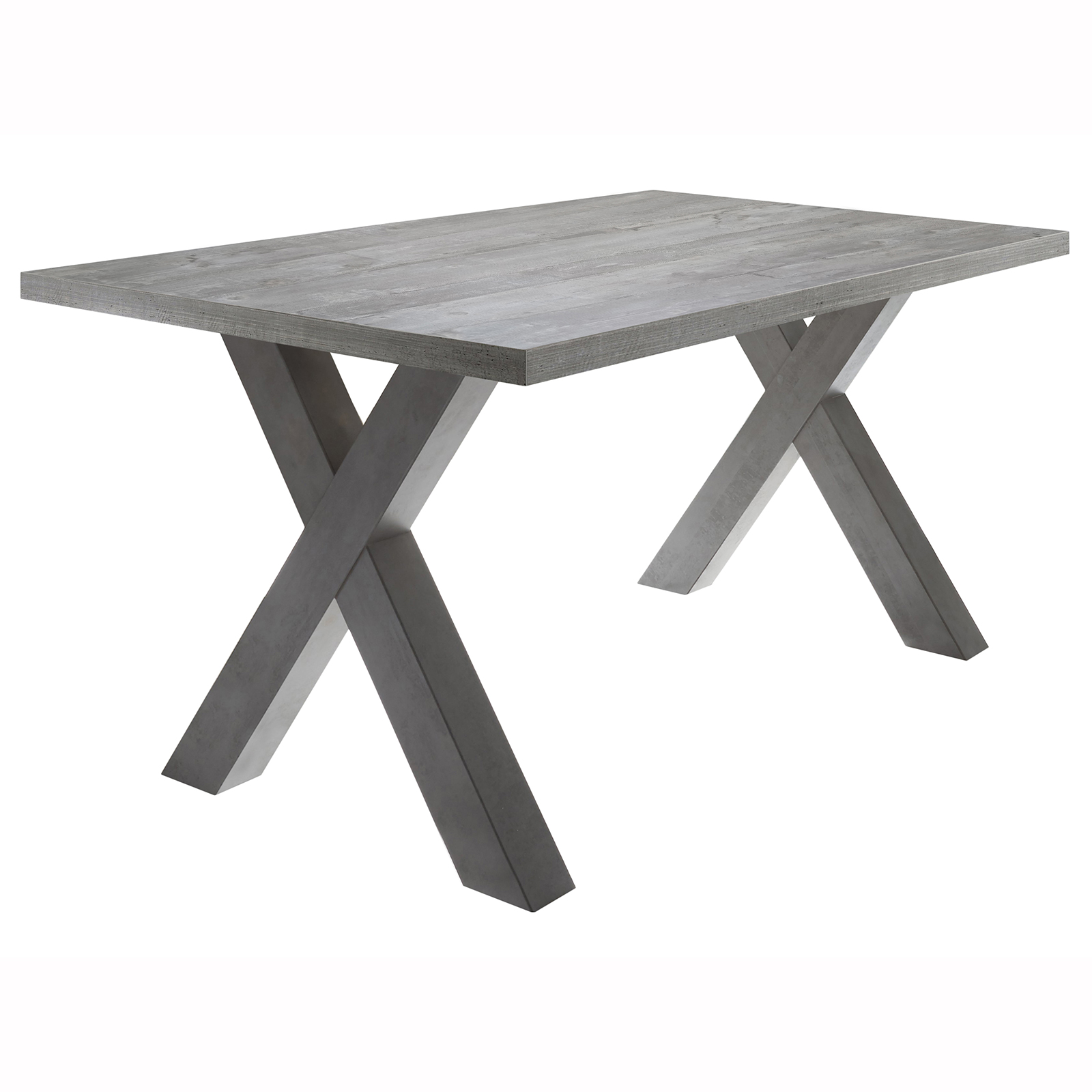 Esstisch - Betonoptik - 138 cm breit