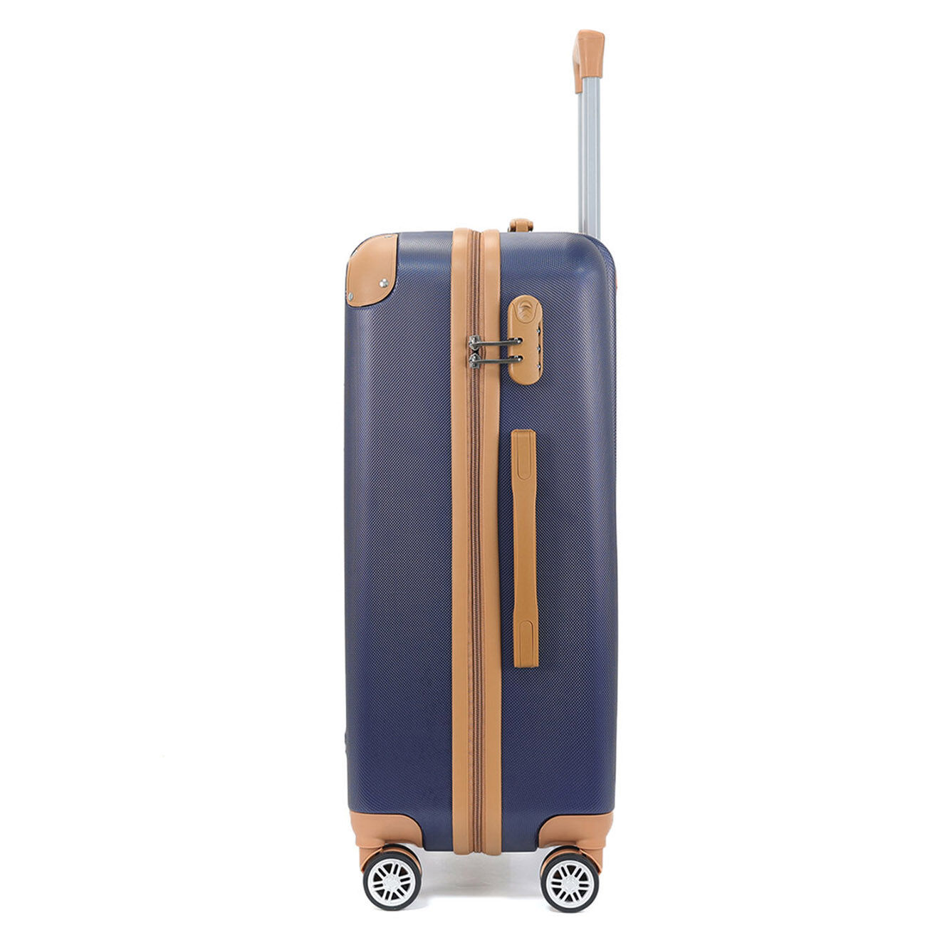 Maison Héritage 2 Valises 4 roues doubles Trocadéro 65/75 cm bleu marine