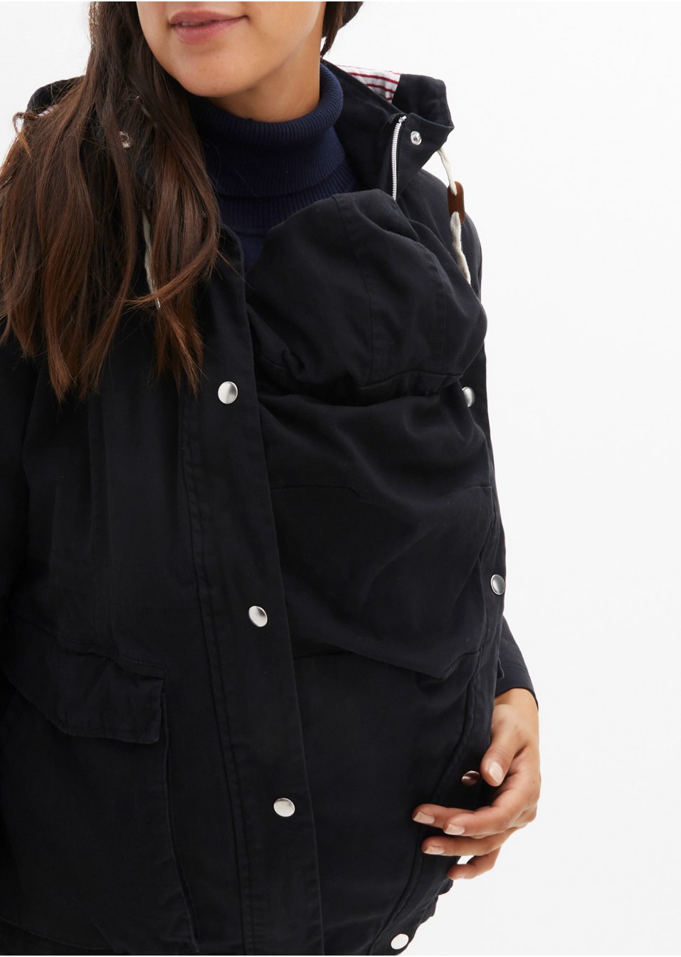Veste de grossesse et de portage pour la mi-saison