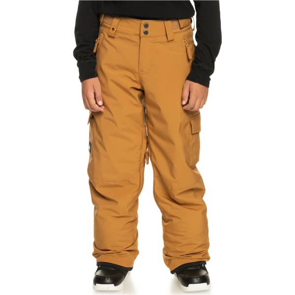 Pantalon de ski QUIKSILVER PORTER YTH PT BONE BROWN