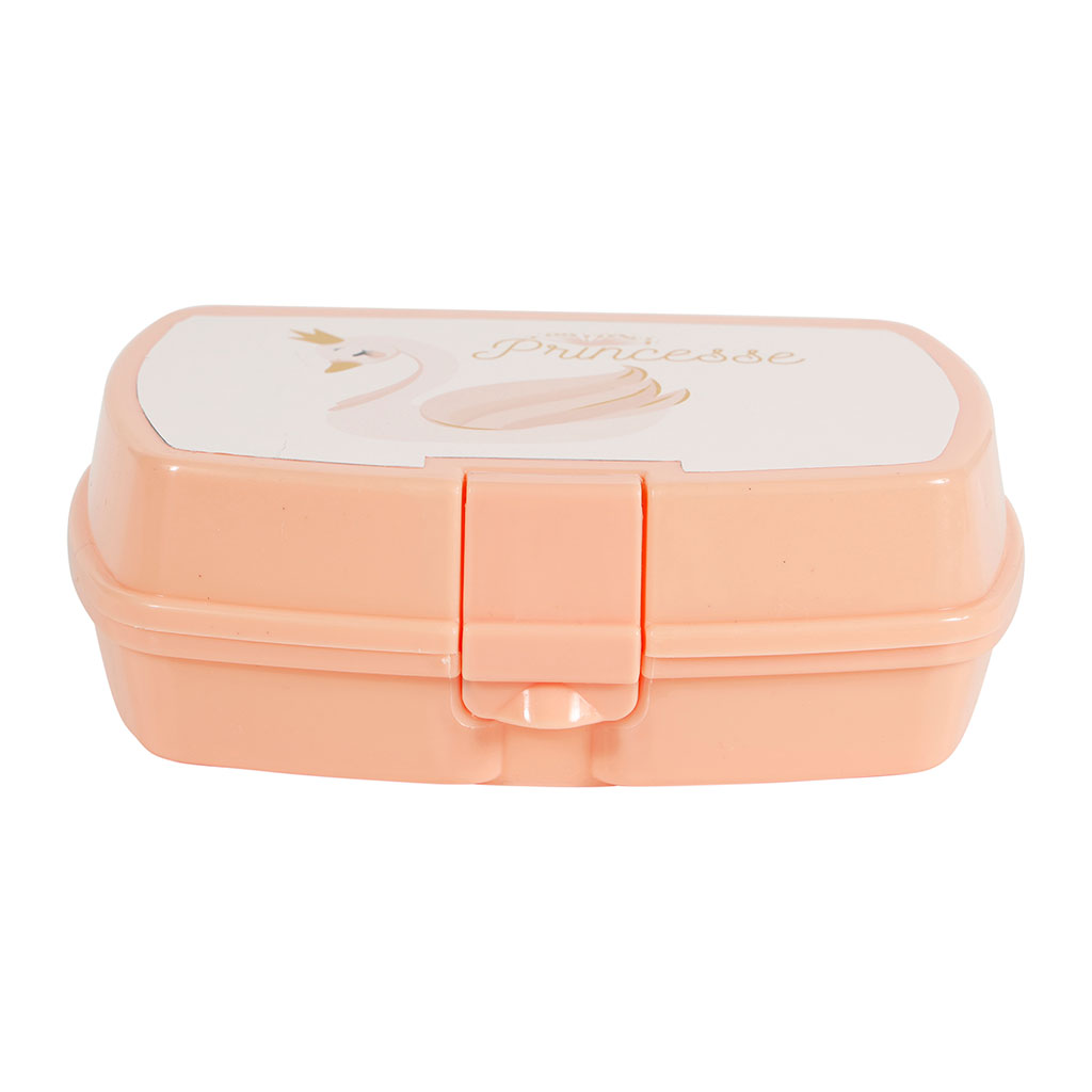 Boite à gouter plastique cygne 17x6x12.5cm