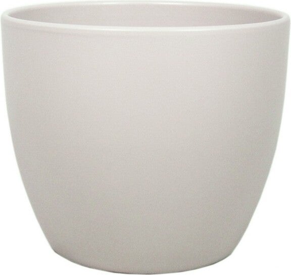 Bela Arte bloempot Boule D 7,5 H 6 cm mat taupe