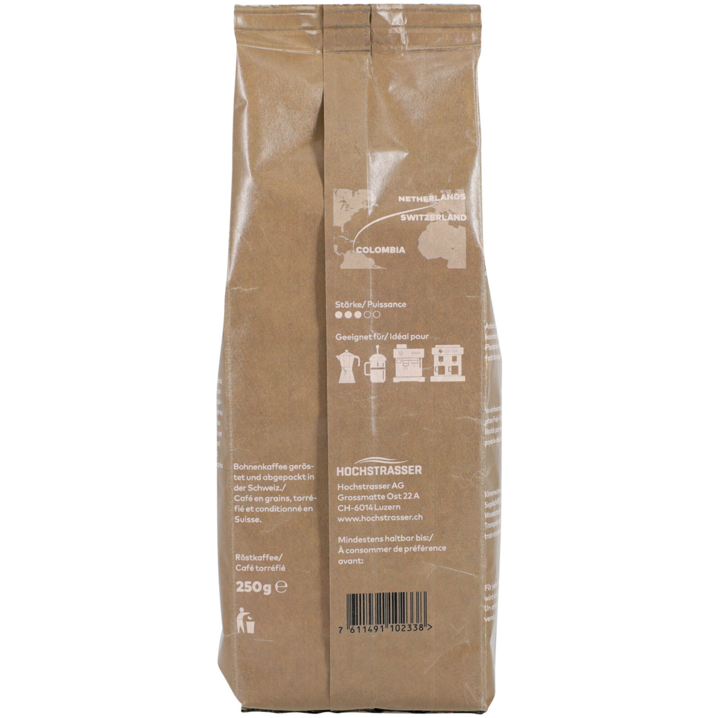 Hochstrasser Atinkana Bohnenkaffee Crema