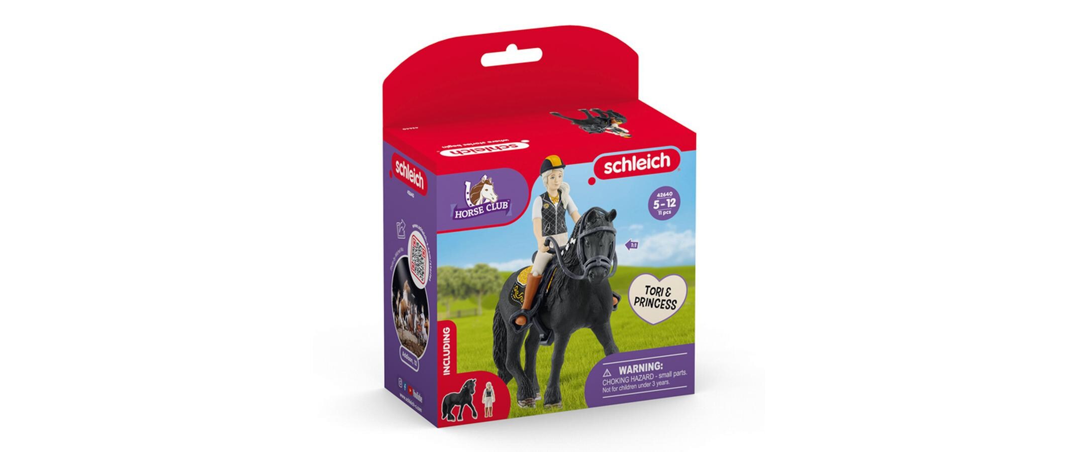 Spielfigurenset Horse Club Tori & PrincessPferde-Spielset mit 11 Teilen