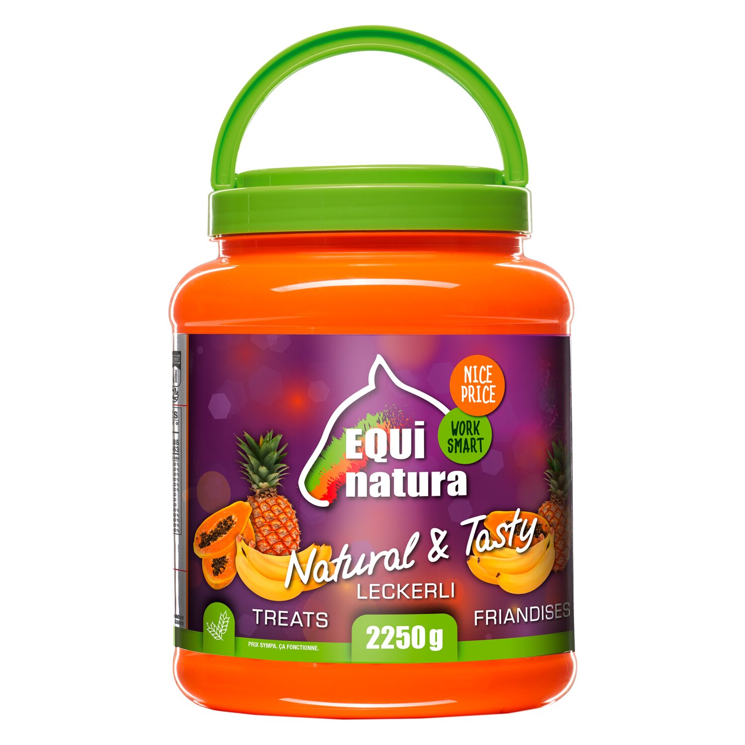 EQUInatura Naturkost-Leckerli  - 2250 g - Banane/Ananas/Papaya