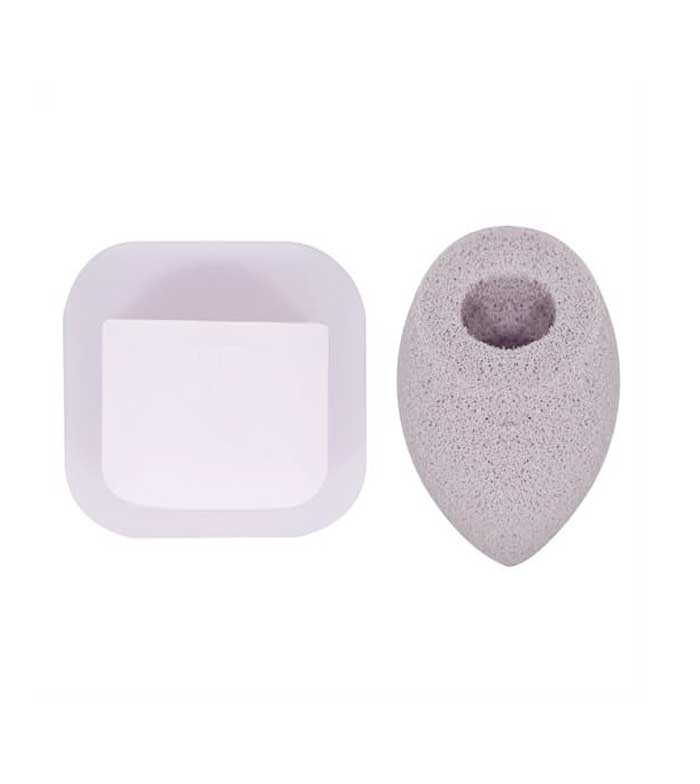 Real Techniques - Esponja de limpeza + estojo Miracle Cleansing