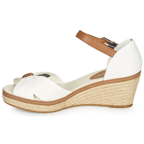 Tommy Hilfiger - ICONIC ELBA SANDAL - Blanc