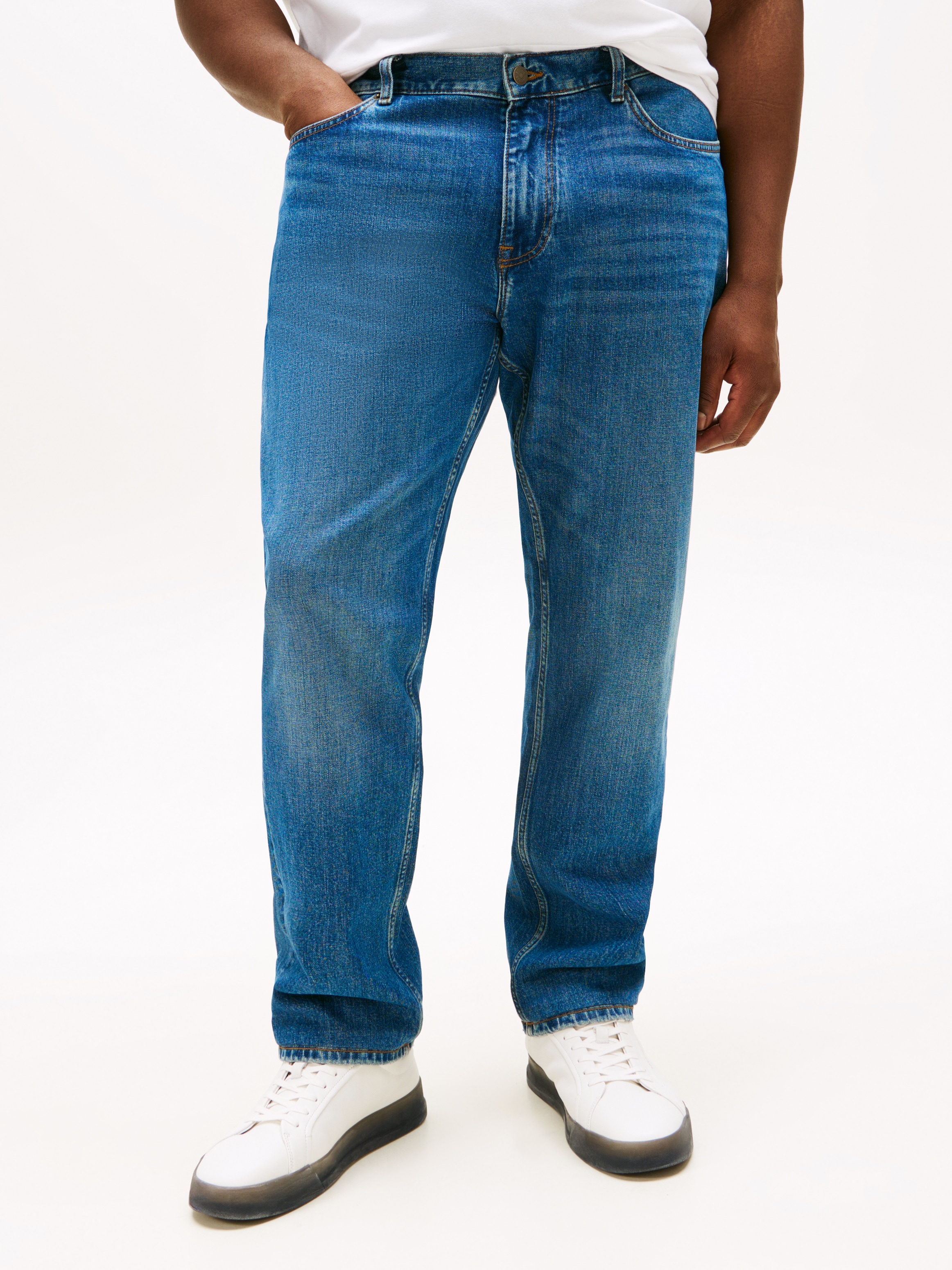 Tommy Hilfiger Big & Tall Gerade Jeans »BT-RGL MADISON STR VISTA IND-B«, Grosse Grössen