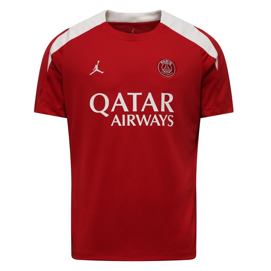 Paris Saint-Germain T-shirt d'Entraînement Dri-FIT Strike 4th Jordan x PSG - Wings Jordan Red/Blanc Enfant