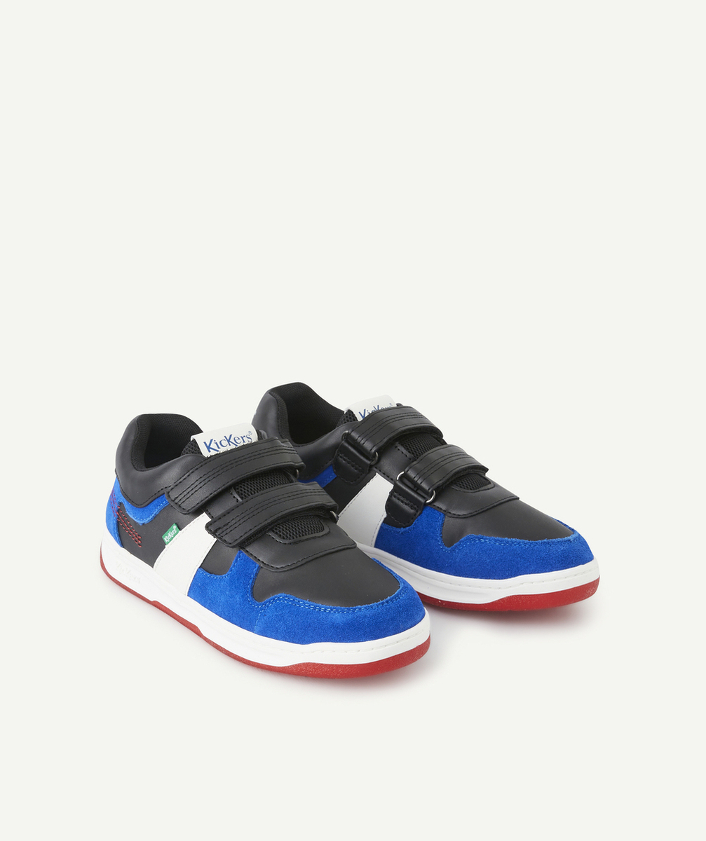 KICKERSBASKETS KALIDO GARÇON BLEU NOIR ROUGE