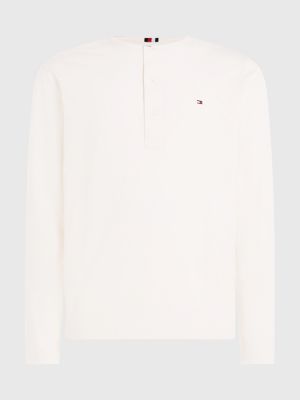Camiseta Henley de manga comprida