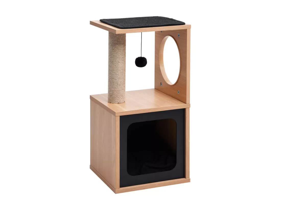 Arbre à chat avec tapis à gratter en sisal 60 cm