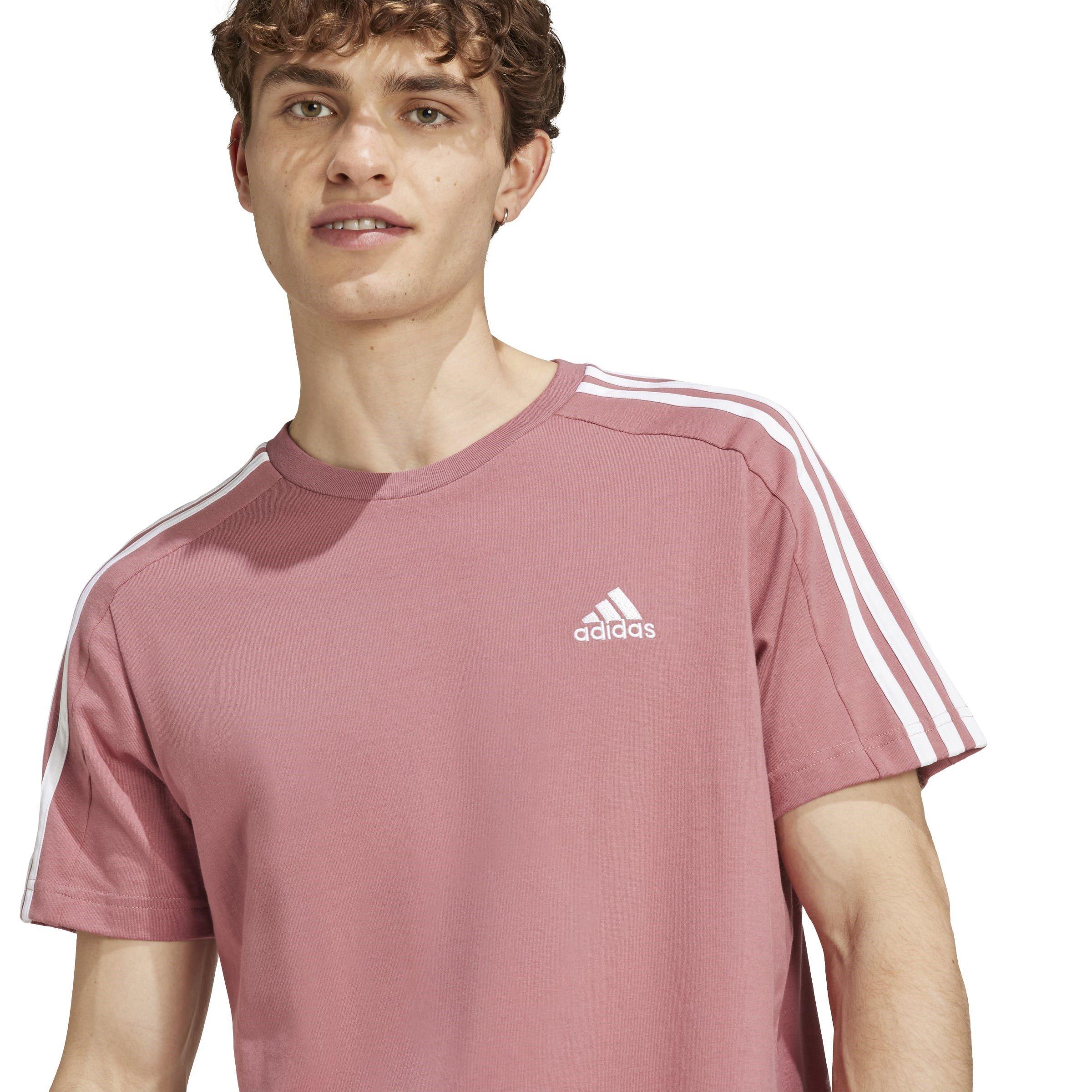 adidas ESSENTIALS SINGLE JERSEY 3 STRIPES T SHIRT
