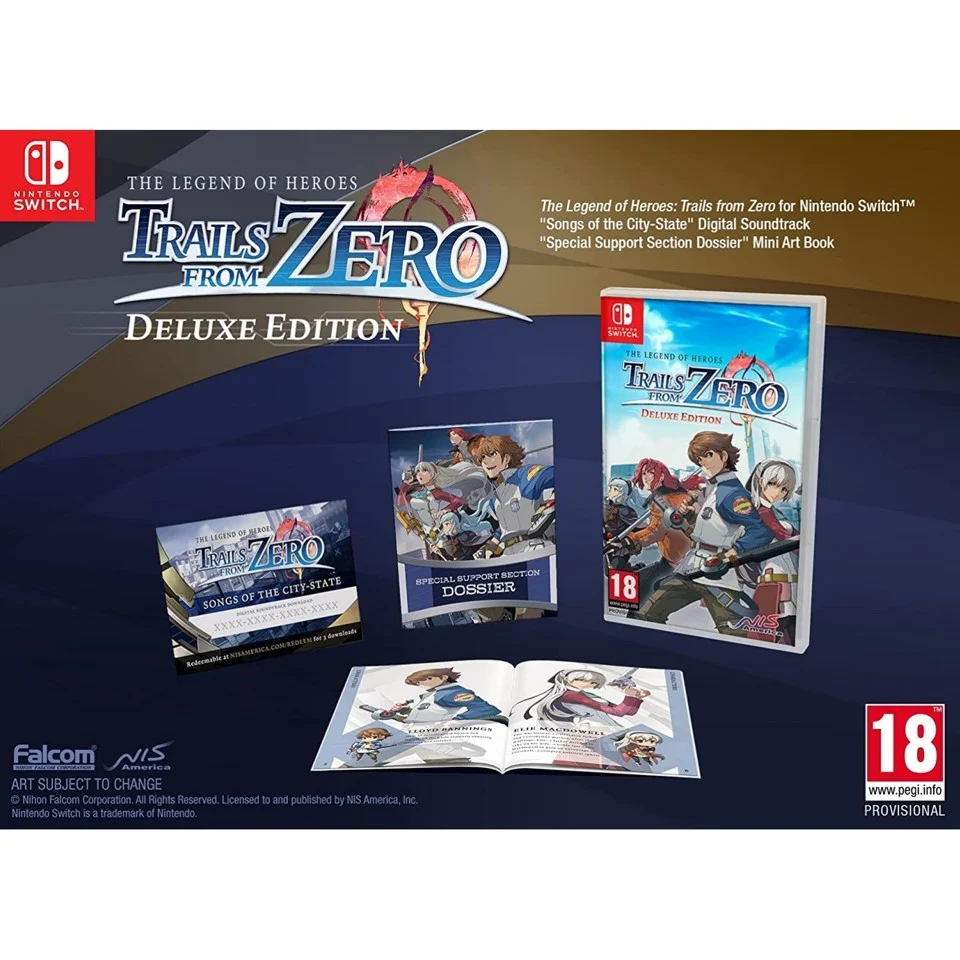 The Legend of Heroes: Trails from Zero Deluxe Edition- Nintendo Switch