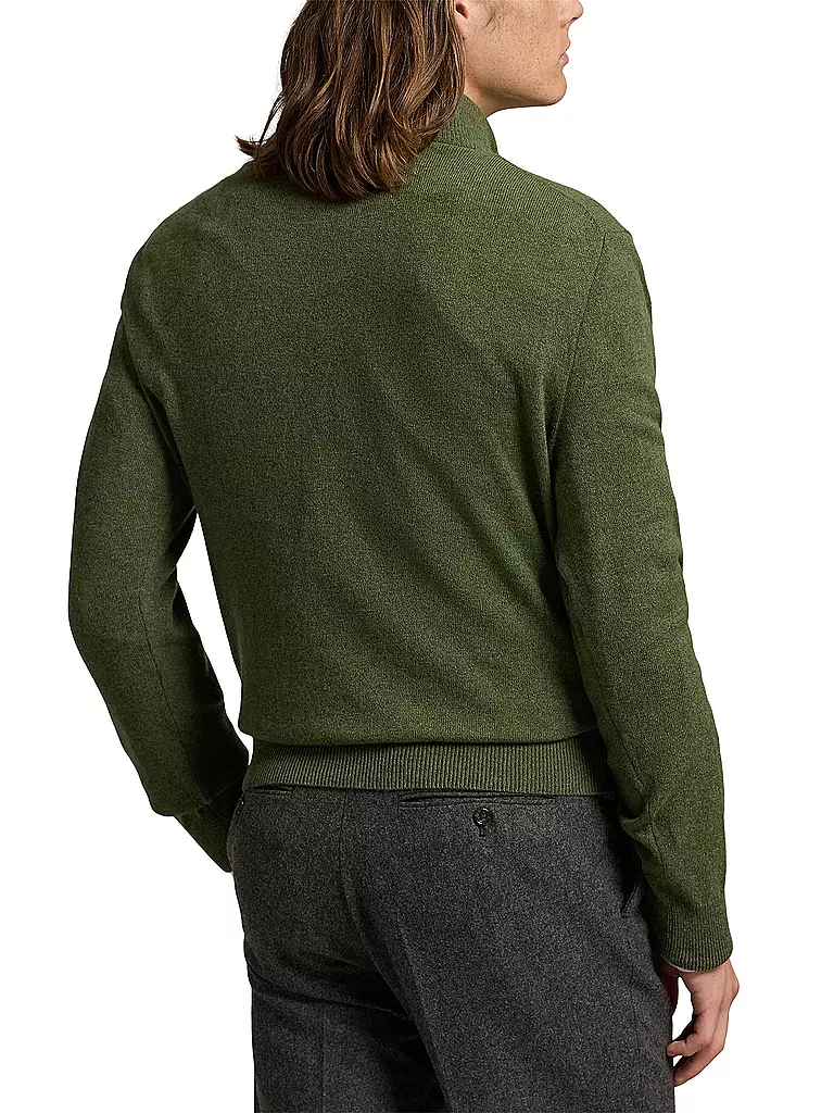 POLO RALPH LAUREN Troyer Pullover Regular Fit olive