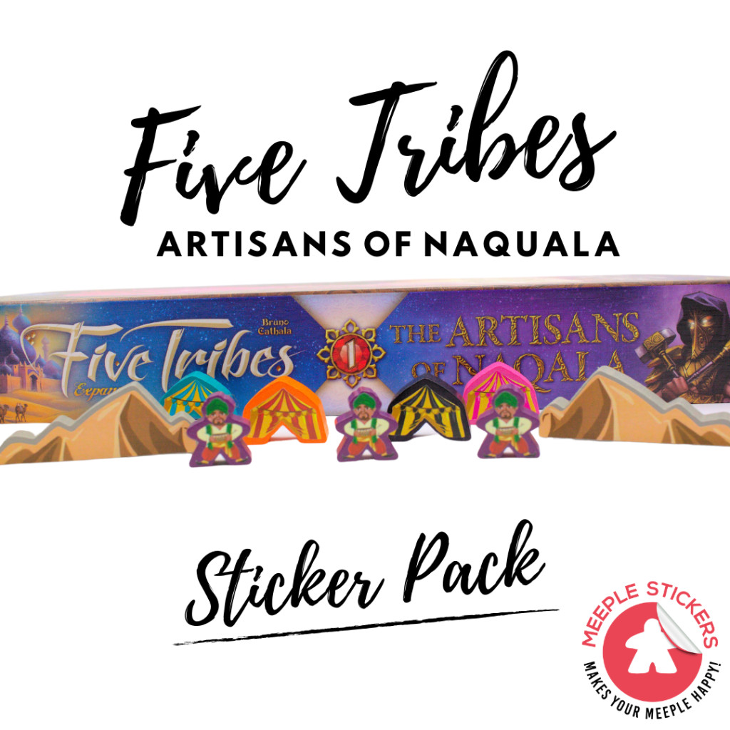Five Tribes - Les Artisans de Naqala - Set d'autocollants