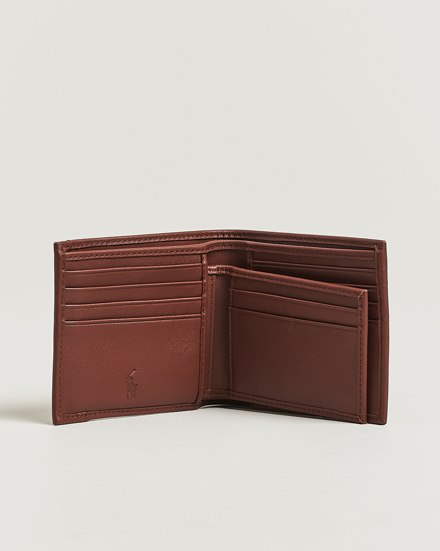 Polo Ralph Lauren Leather Wallet Saddle