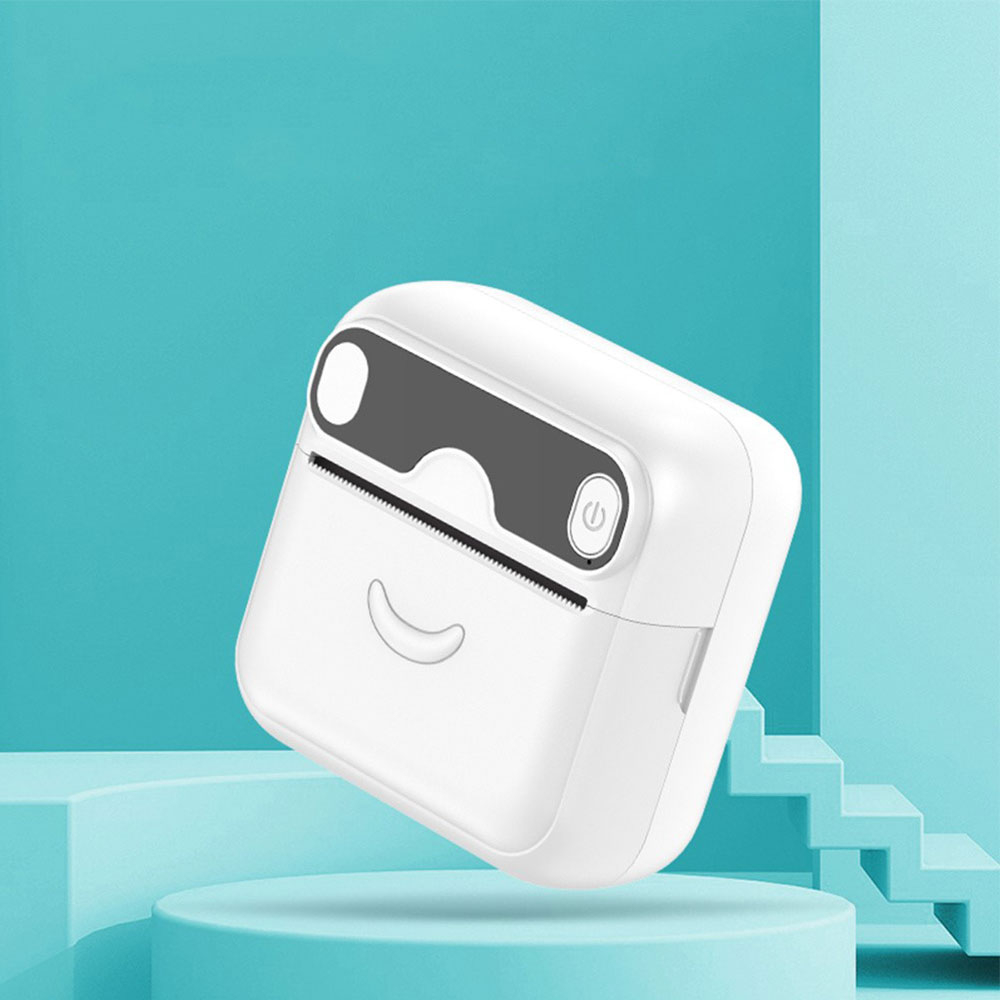 Tragbarer Sofortbild Smartphone Drucker für iOS/Android - Weiss