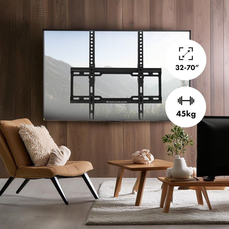 Maclean - TV Beugel - Voor LCD, LED, OLED - Max VESA 400x400 - 32-70
