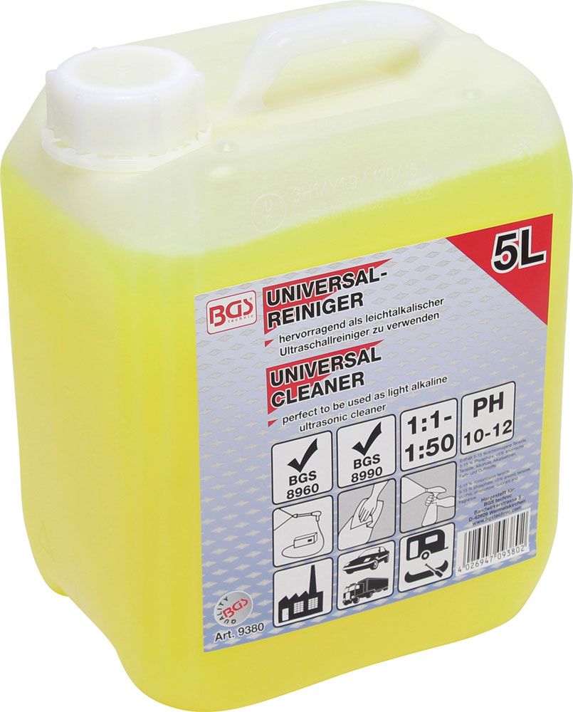 BGS technic Universal-Reiniger für Ultraschall-Teilereiniger 5L kaufen | Bike-Discount