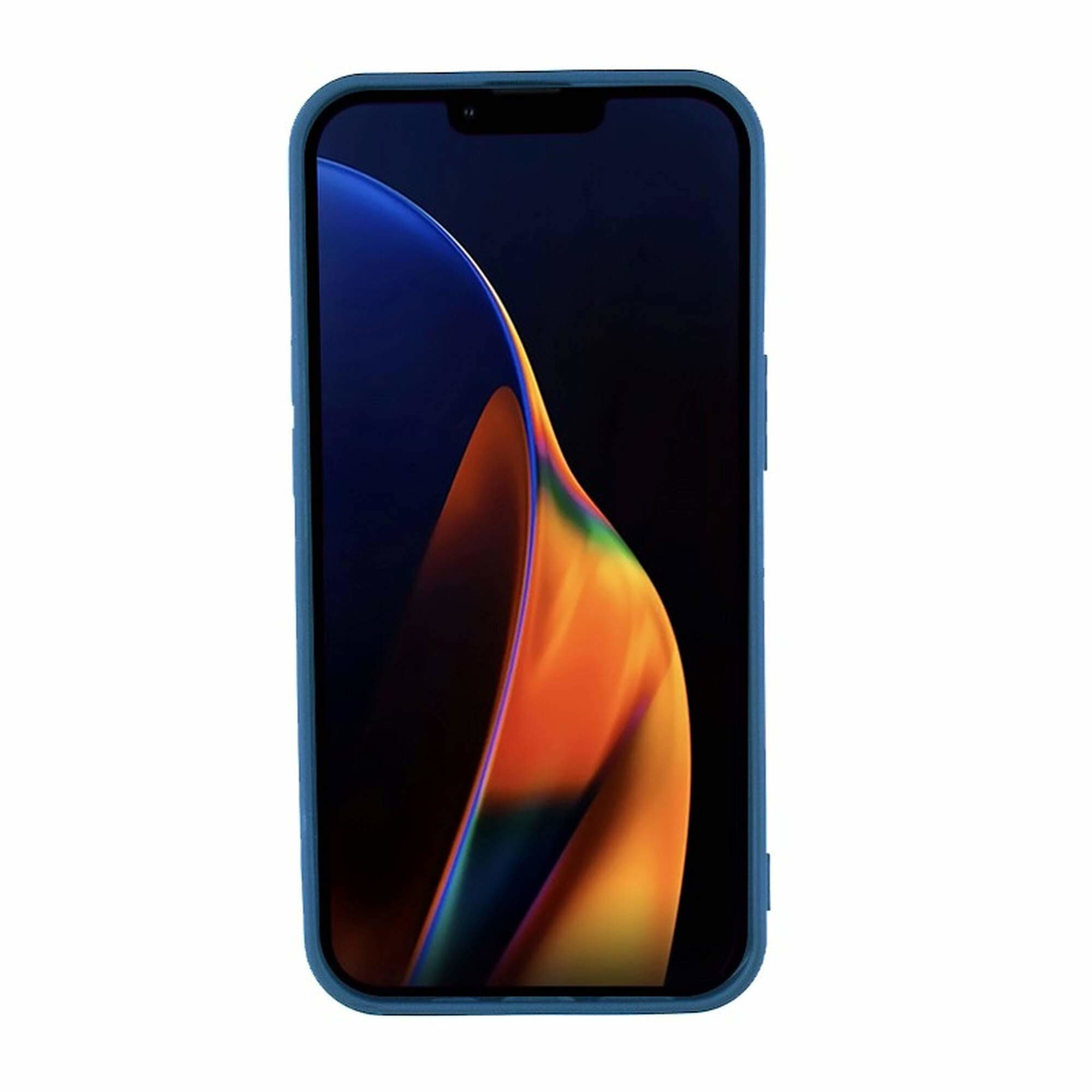 iPhone 14 Silikon Backcase Hülle Steglitz (10906) - Blau
