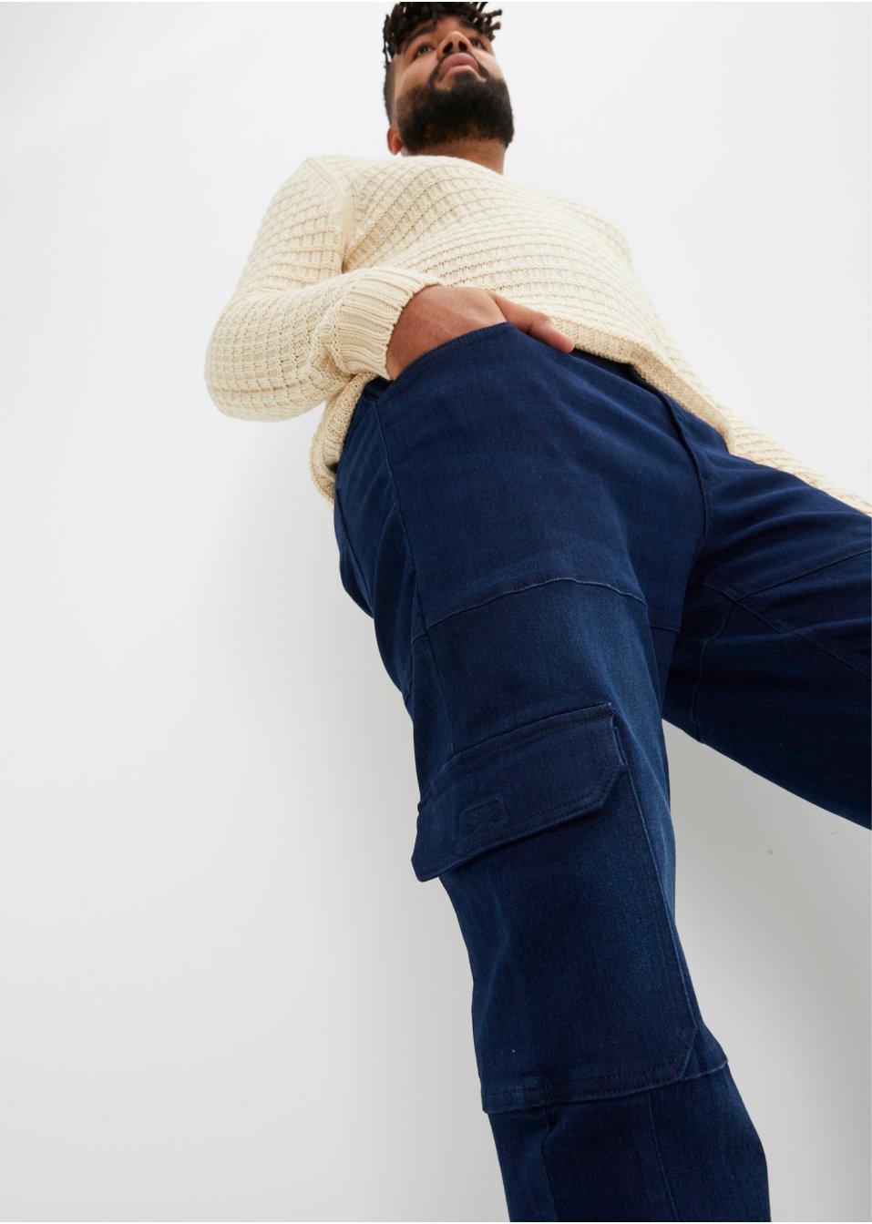 Jean thermo cargo Slim Fit, Straight