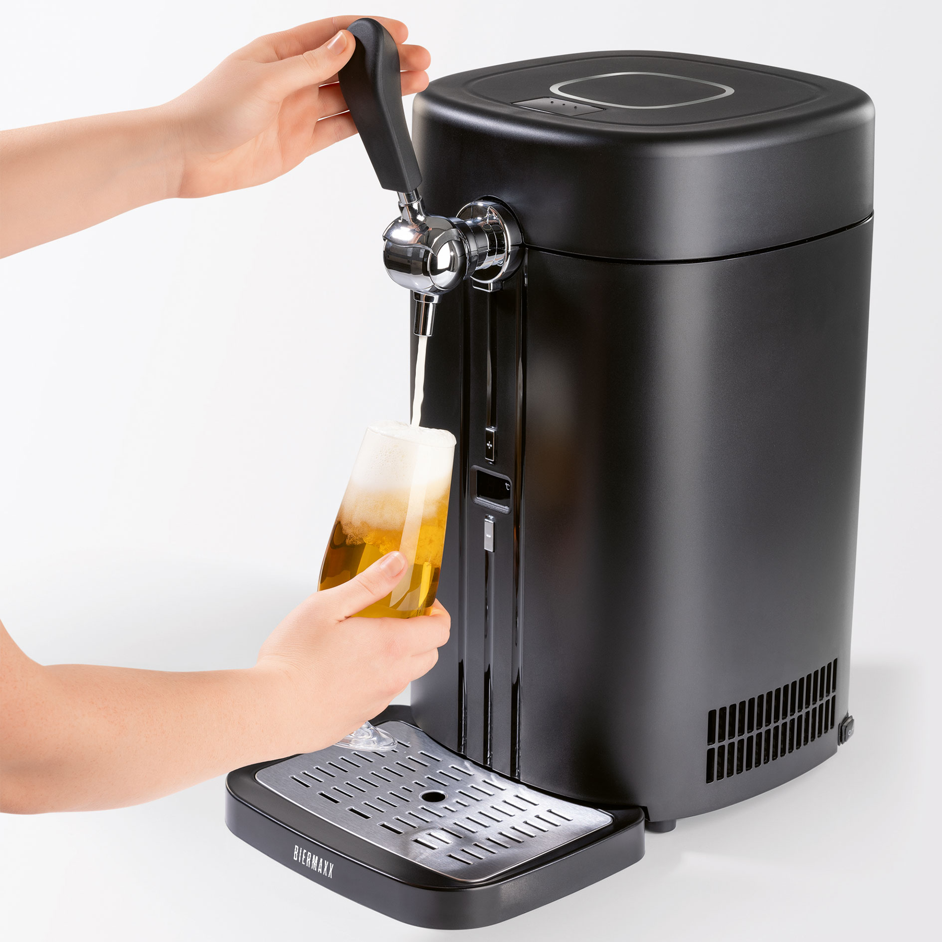 BIER MAXX Bierzapfanlage 14011 - mit CO2-Kapsel - für 5 Liter
