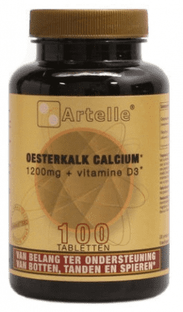 Artelle Oesterkalk Calcium 1200 mg Vitamine D3 Tabletten 100CP