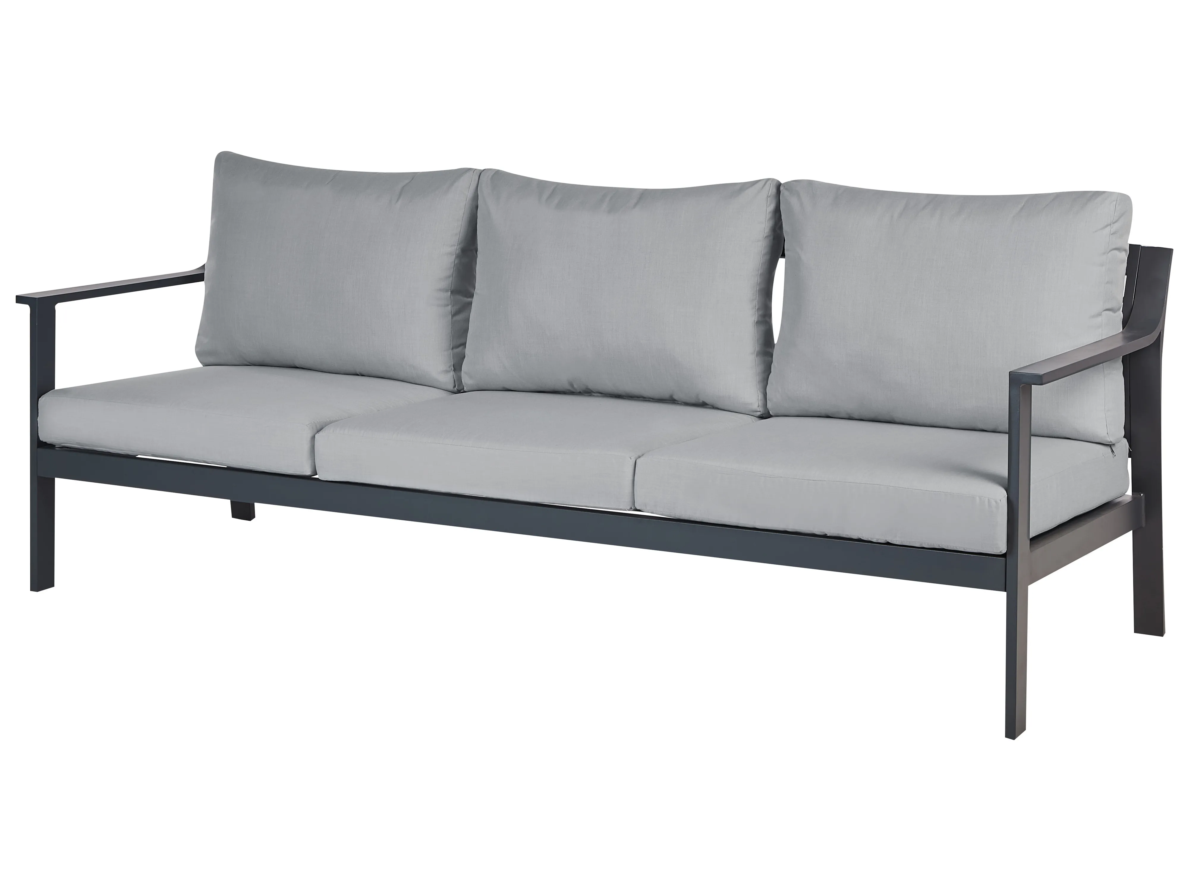 Tuin loungebank 3-zits KIATO Metaal Donkergrijs
