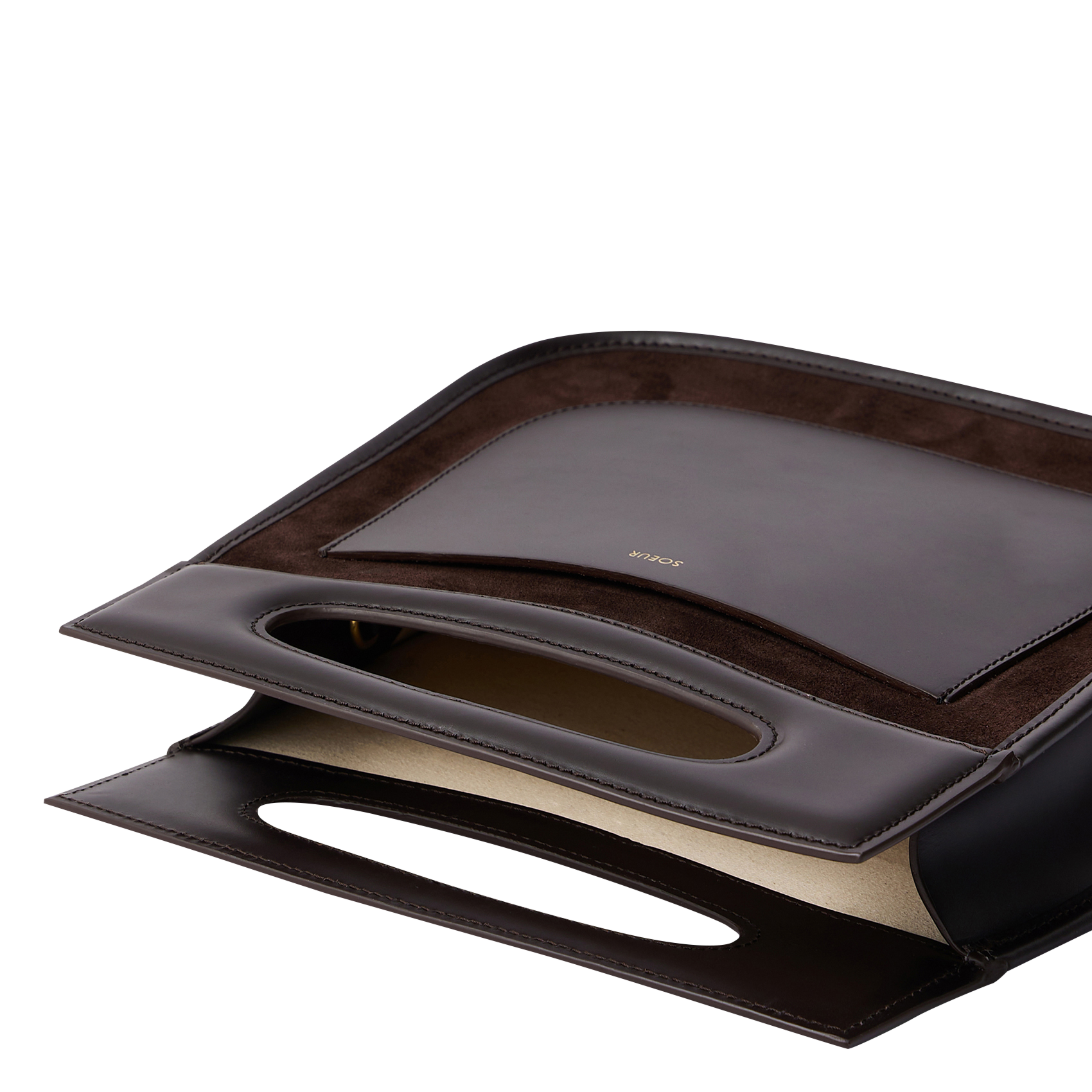 CHERI - Sac à main en cuir | Marron