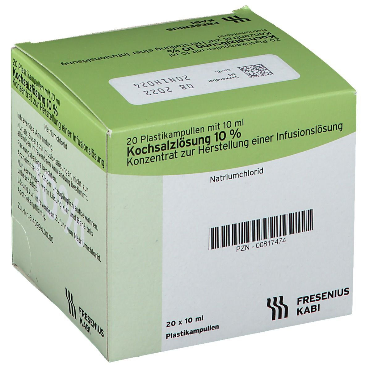 Kochsalzlösung 10 %-Ampulle Fresenius