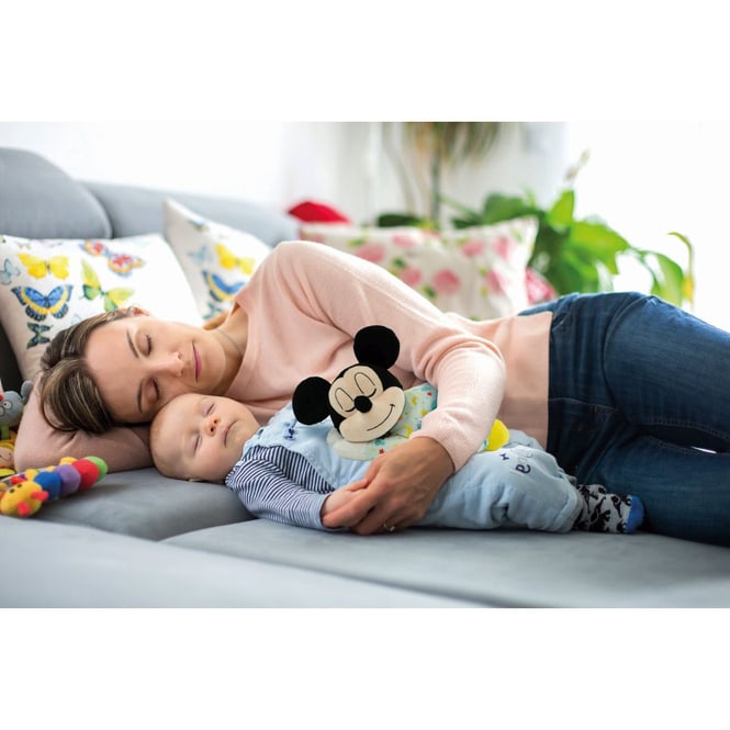 Disney - Baby Mickey - Schlafende Plüschfigur Mickey