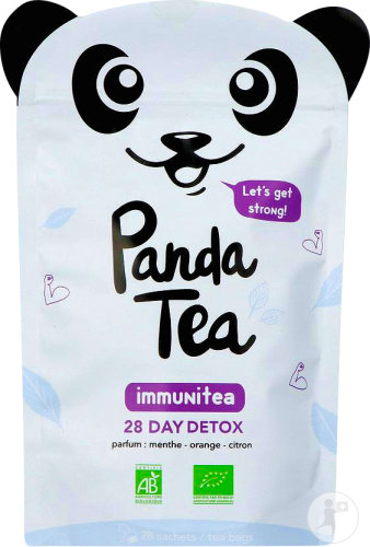 Panda Tea Immunitea Infusion Des Plantes 28 Sachets