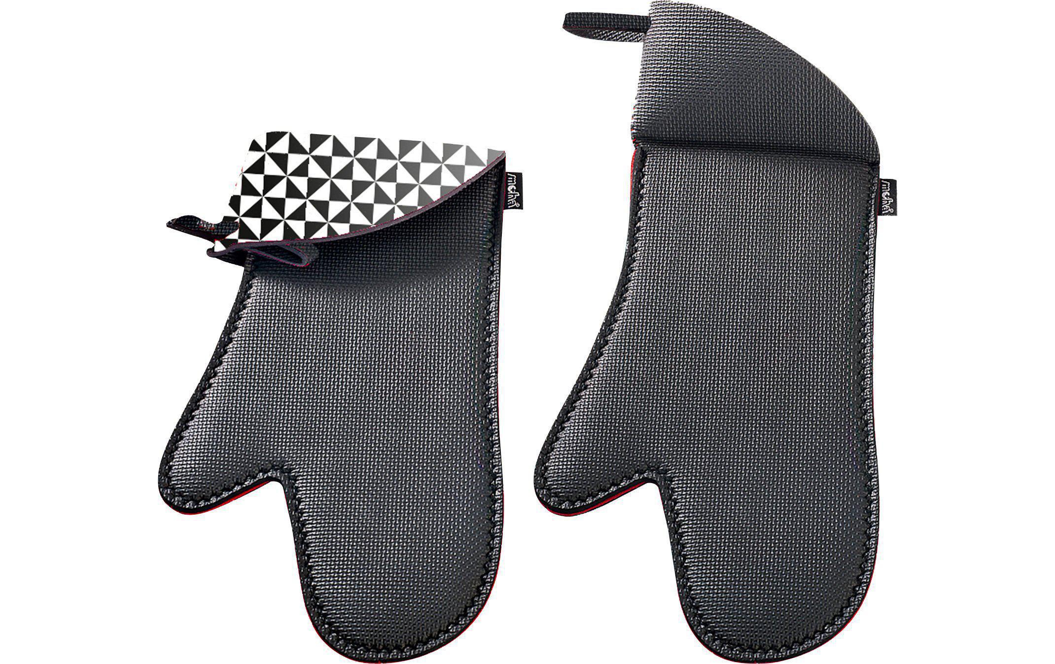 Küchenhandschuh Maxi Protector Rot/SchwarzSchutzhandschuh, extra lang