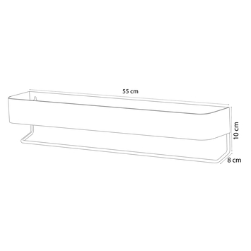 Sealskin Brix wandrek metaal zwart