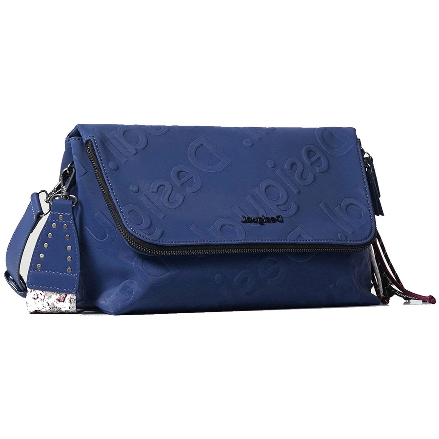 Desigual Bols Galvia Venecia Maxi - Umhängetasche 25 cm blau