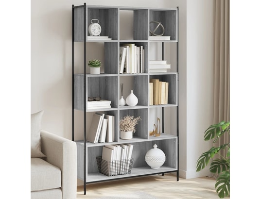 VIDAXL - Bibliothèque sonoma gris 102x28x172 cm bois d'ingénierie