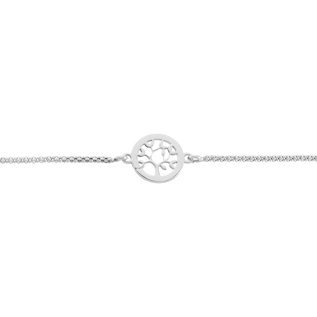 Bracelet Ethna Argent Blanc