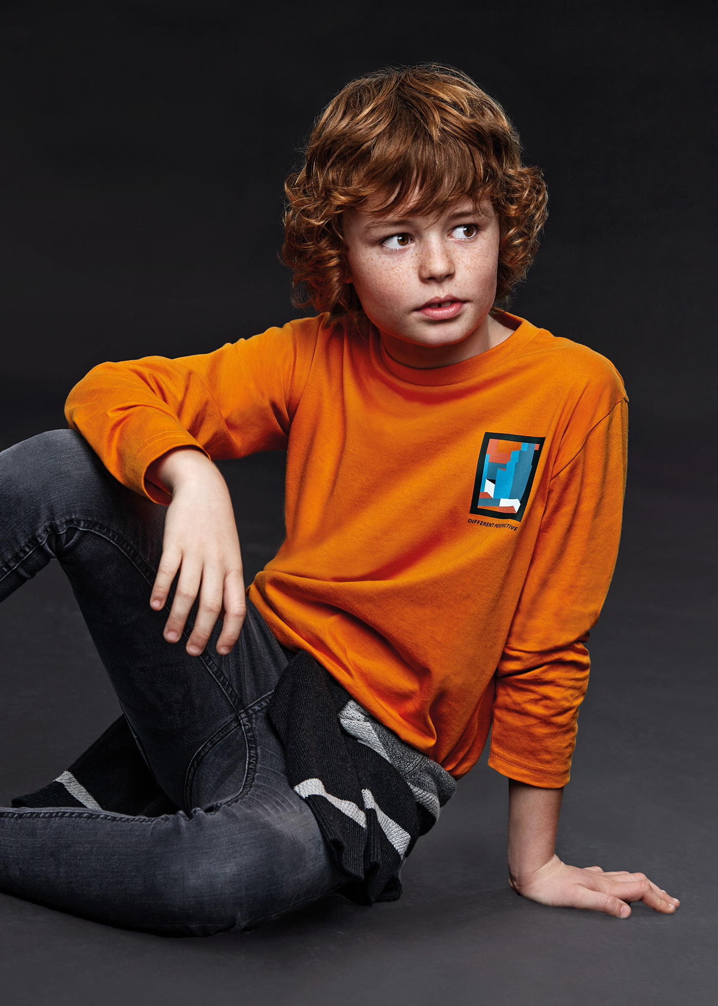 Camiseta infantil Better Cotton com estampa nas costas