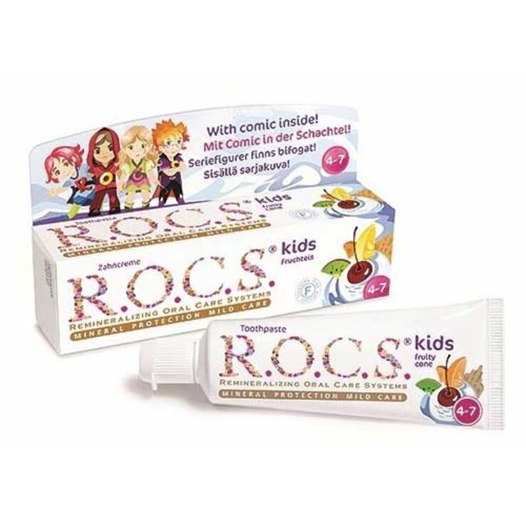 Rocs Kinder Fruchteis Zahnpasta, 45 g