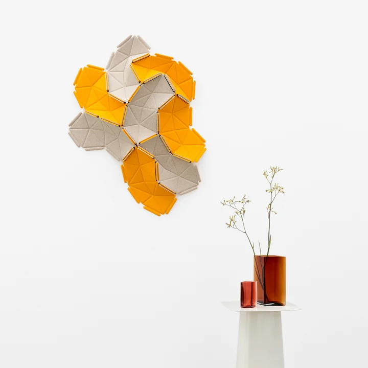 Kvadrat - Clouds 8er-Set, Divina Melange 120 (meliertes grau) / Divina 106 (weiss)