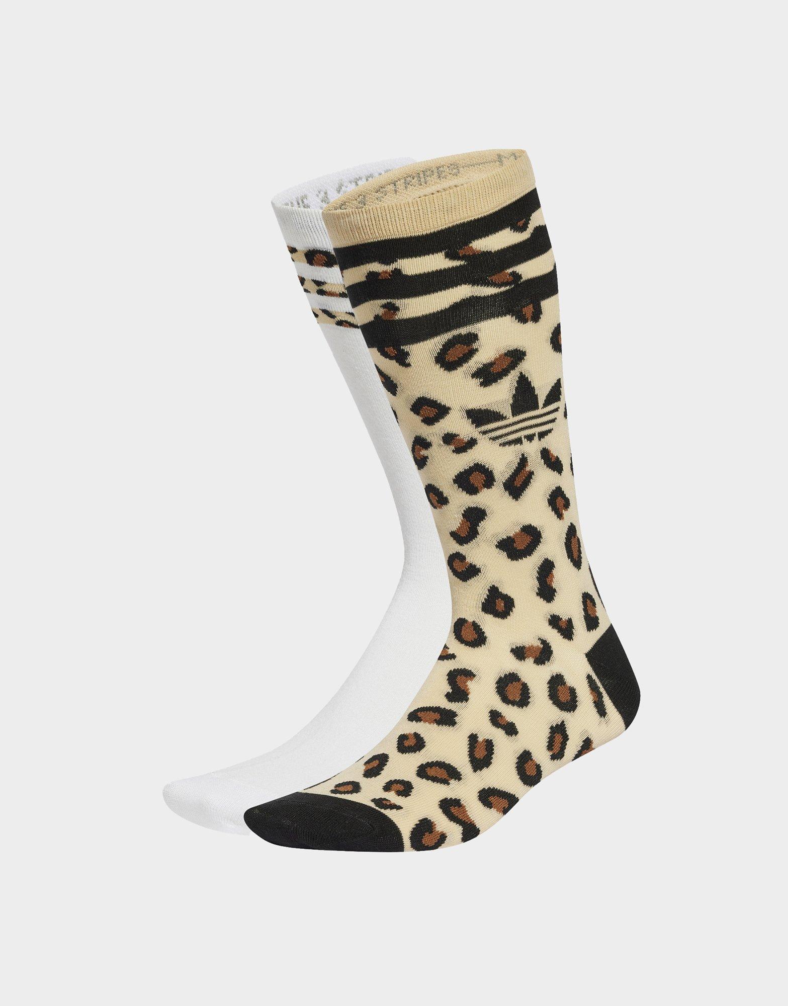 adidas Chaussettes Leopard mi-mollet (2 paires)