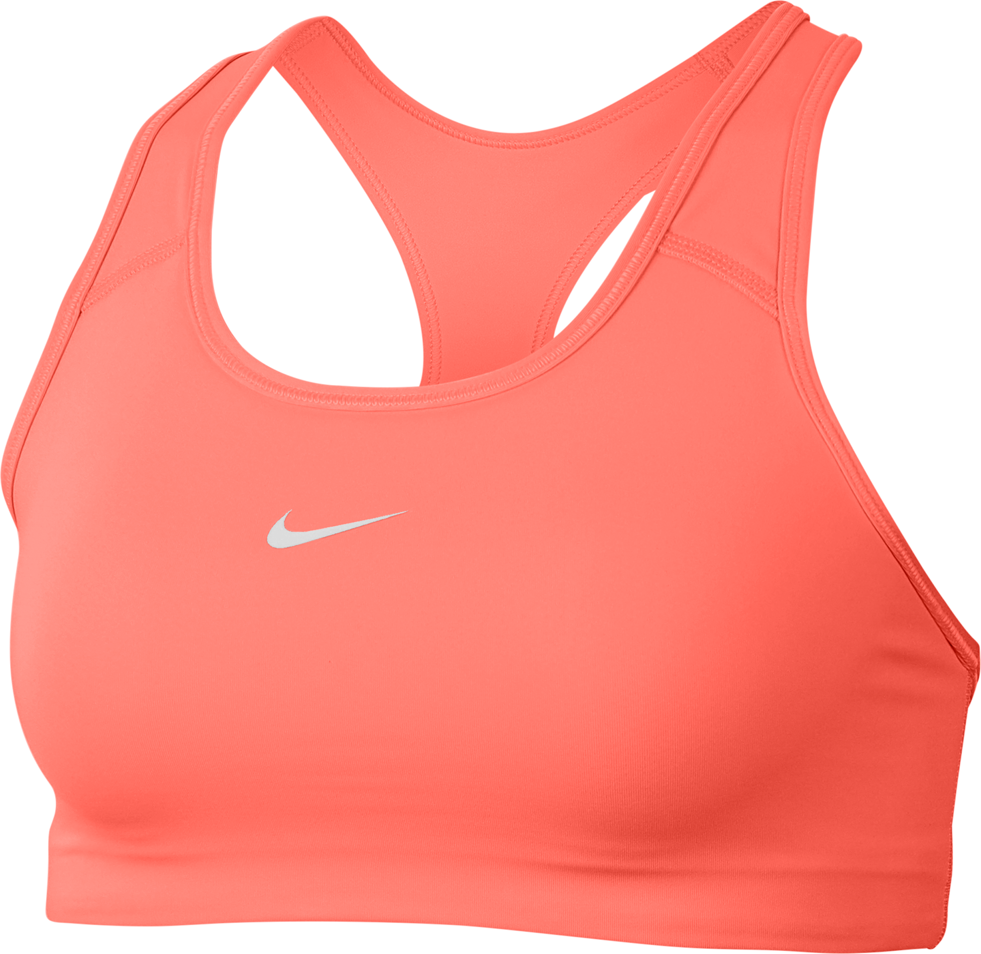 Nike Swoosh Bra Sport-BH Damen Orange F854