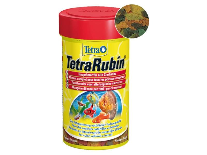 Tetra Farbfutter TetraRubin, 250 ml Alleinfuttermittel für alle Zierfische