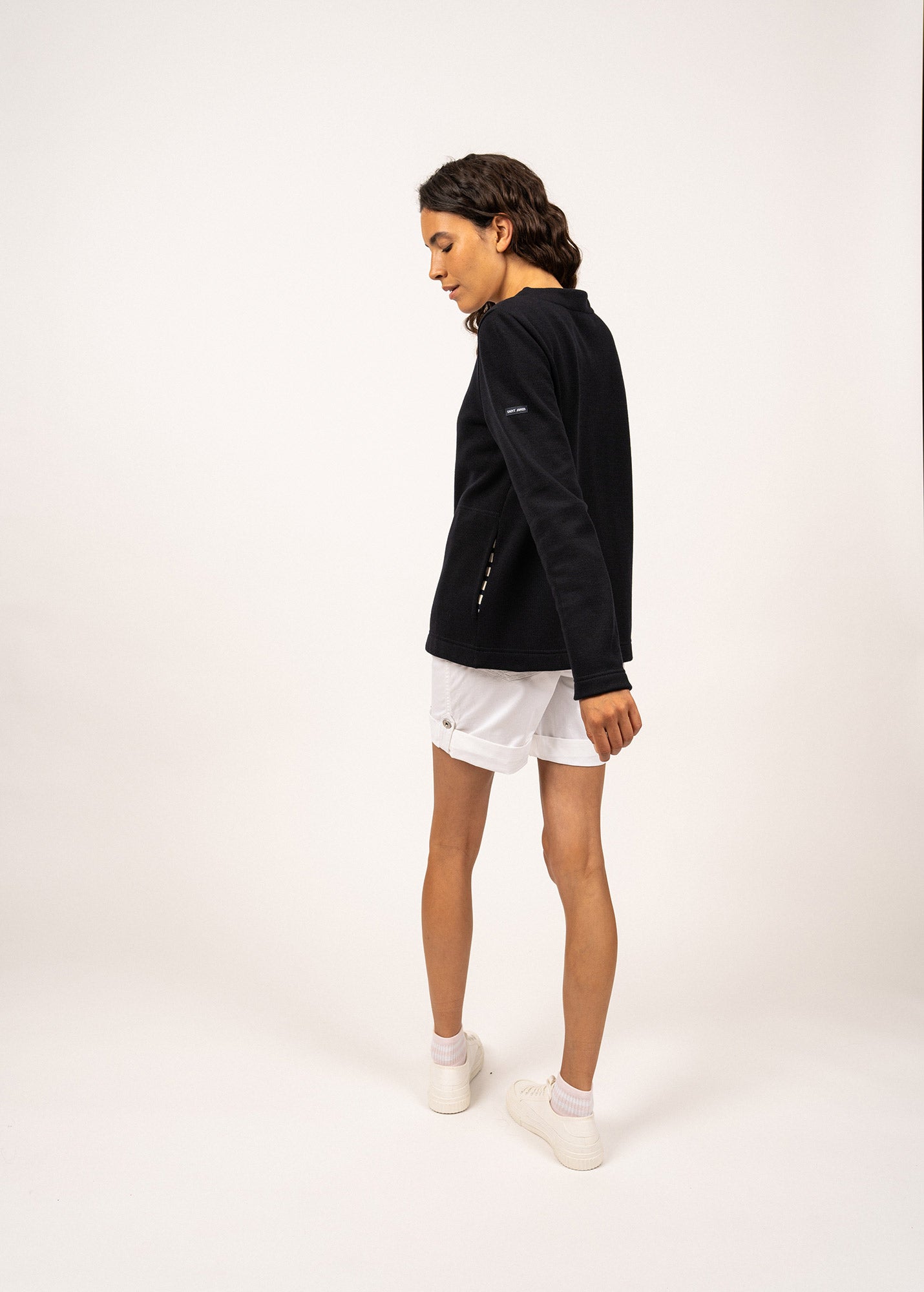 Veste en laine et coton Plouarzel