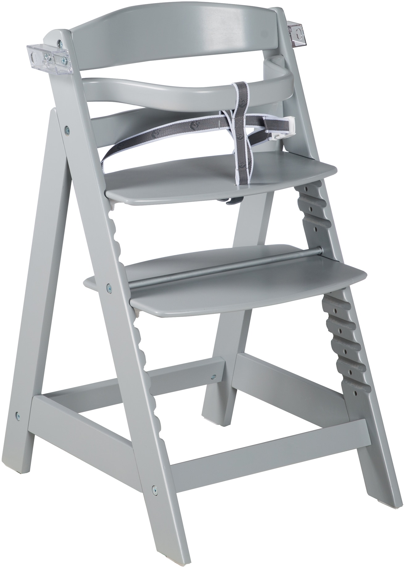 roba® Hochstuhl »Treppenhochstuhl Sit Up Click & Fun, taupe« () aus Holz
