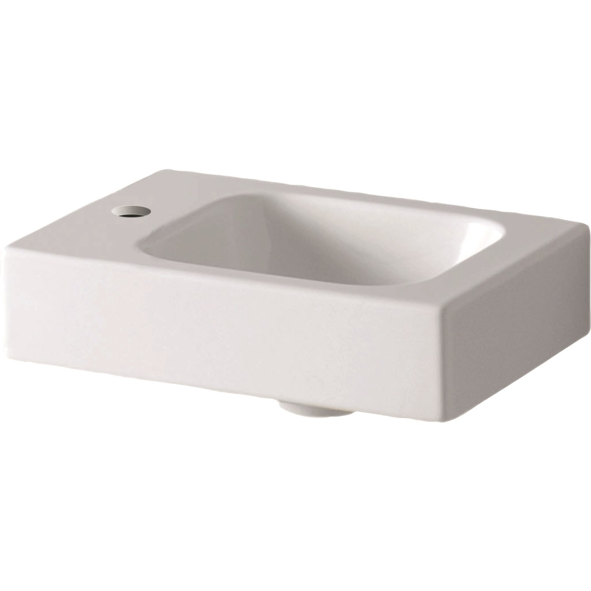 Geberit iCon fontein met kraangat links 38cm wit